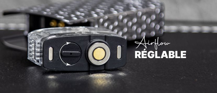 Réglez le tirage de votre e-cigarette Dotpod Max Link