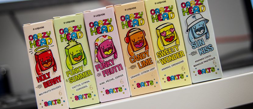 E-liquide Funky Frutti 10 ml Sel de Nicotine Crazy Head - Flavor Hit