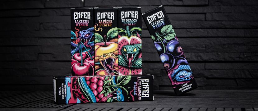 E-liquide La Cerise d'Enfer 50ml – Vape 47