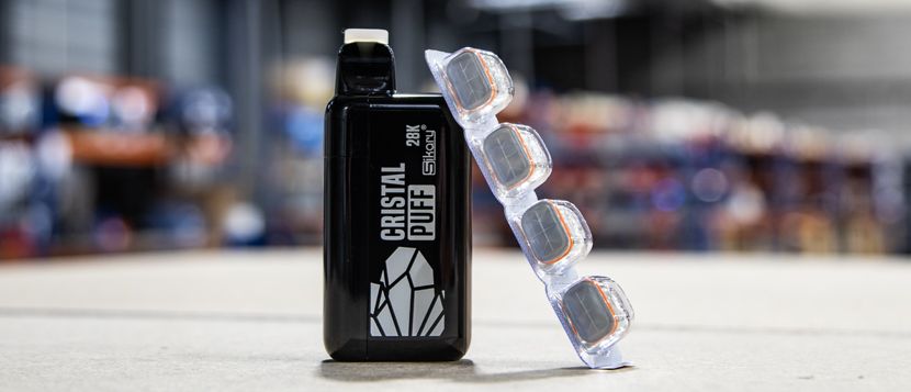 Composition du pack kit Cristal Puff 28k