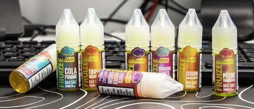 E-liquide Fraise Framboise 10ml Bar Salt Fruizee Max - Eliquid France