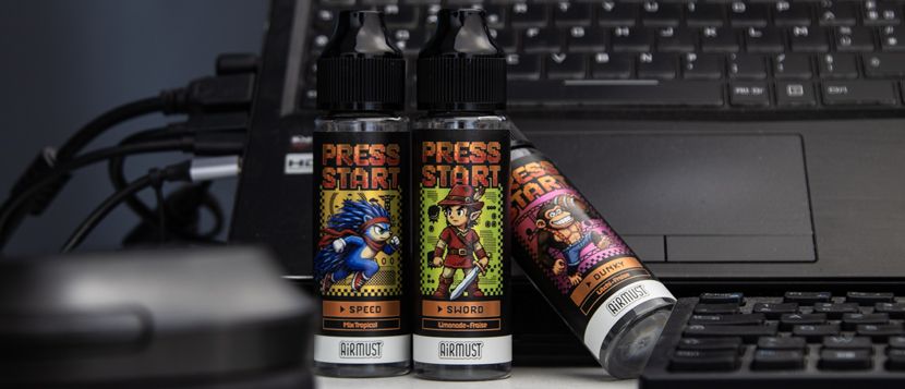 E-liquide Paka Paka 50ml Press Start - Airmust