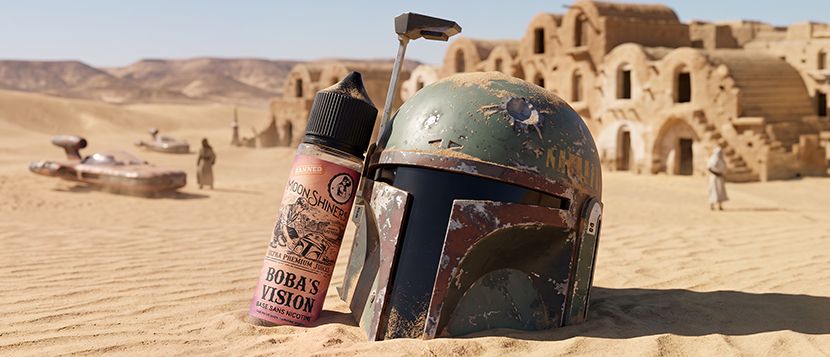 E-liquide Boba's Vision 10ml MoonShiners - Le French Liquide