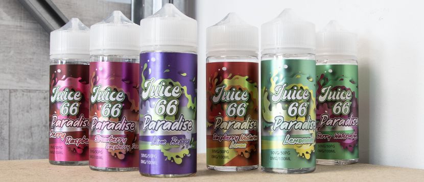 E-liquide Cherry Raspberry 100ml Paradise - Juice 66