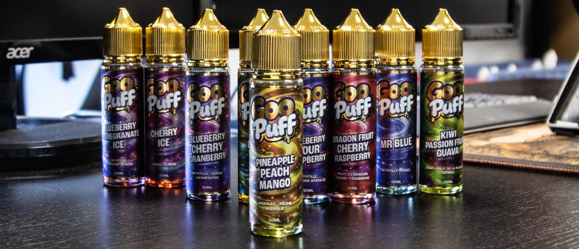 E-liquide Blueberry Cherry Cranberry 50ml Goo Puff – Guilab