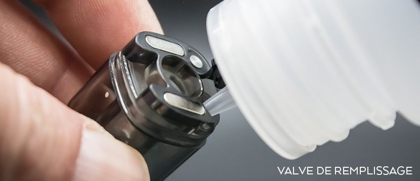 Cartouche AVP Cube : une valve de remplissage pratique